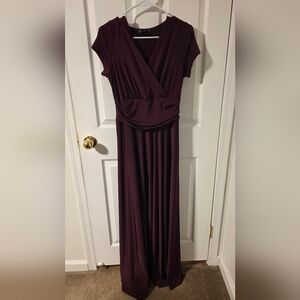 KohKoh Sexy Cap Short Sleeve V-Neck Flowy Cocktail Dress